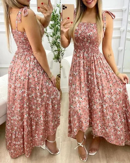 Blossom Floral Maxi Summer Dresses - Image 2