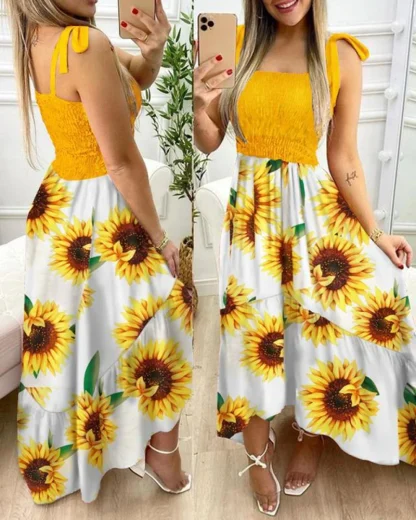 Blossom Floral Maxi Summer Dresses - Image 4