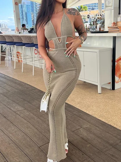 Halter Bodycon Summer Dresses - Image 6