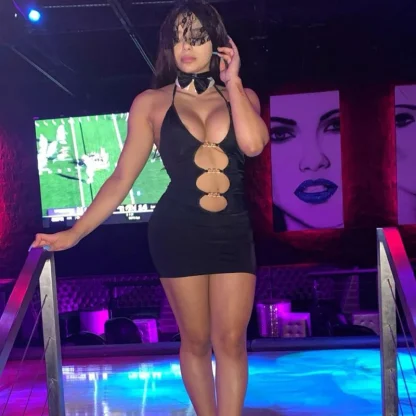 Hollow Out Summer Bodycon Dresses - Image 3