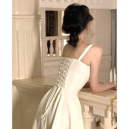 Chic Flowing Slit Summer Dress - Image 2