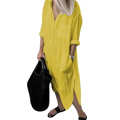 Casual Button Summer Dresses - Image 5