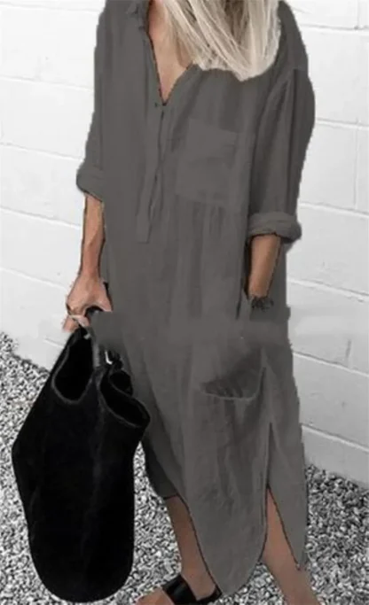 Casual Button Summer Dresses - Image 6