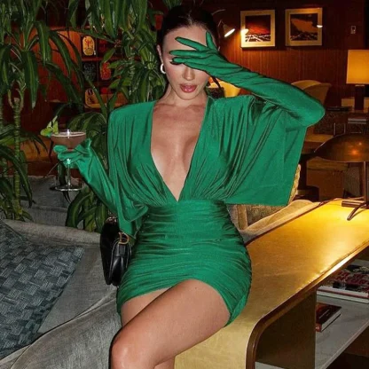 Ruched Bodycon Summer Dress - Image 4