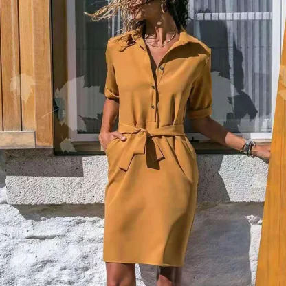 Casual Knee-Length Summer Dresses - Image 4