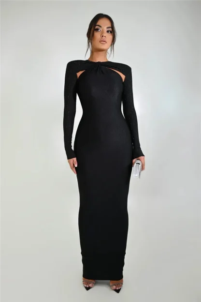 Sparkle Long Sleeve Summer Dress