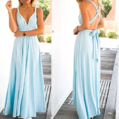 Bandage Wrap Style Summer Dress - Image 4