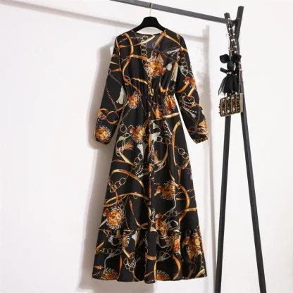 Casual Long Sleeve Summer Dress - Image 2