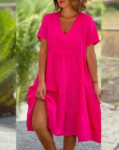 Swing Loose Fit Summer Dress - Image 2