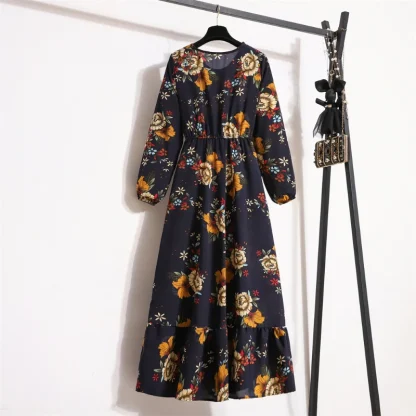 Casual Long Sleeve Summer Dress - Image 4
