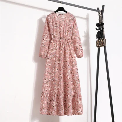 Floral Print Maxi Summer Dress - Image 3