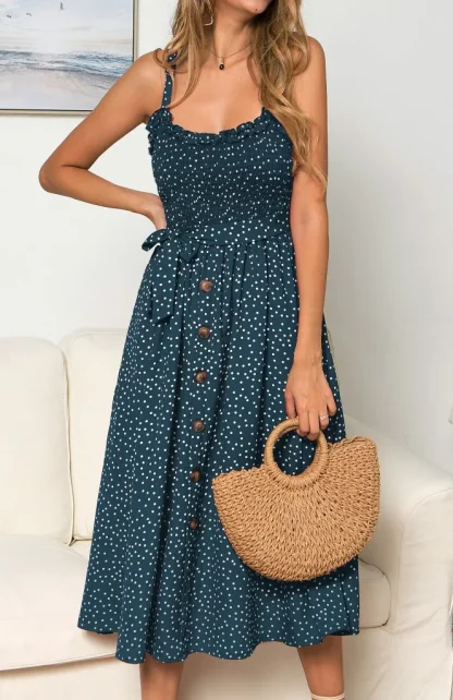 Chic Polka Dot Summer Dress - Image 3