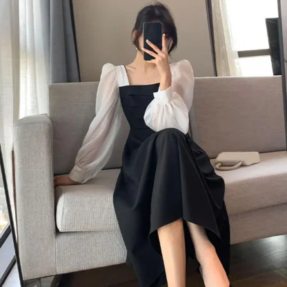 Autumn Vintage-Like Summer Dress