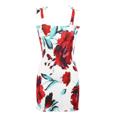 Tight Fit Floral Summer Dress - Image 2