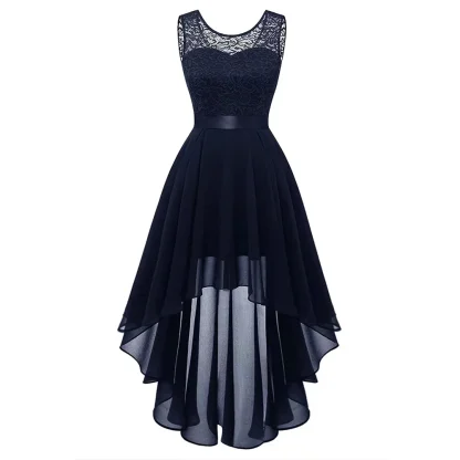 Elegant Solid Skirt Summer Dress - Image 6