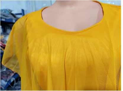 Overlap Flowy Sleeve Summer Dress - Image 5