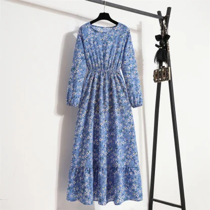Floral Print Maxi Summer Dress