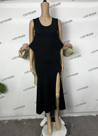 Sexy Slim Fit Slit Summer Dress - Image 6