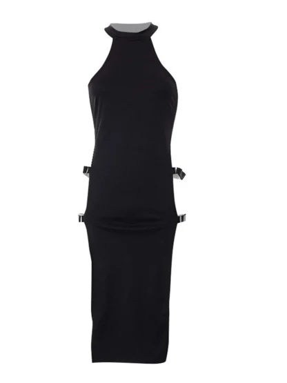 Sexy Side Slit Midi Summer Dress - Image 2