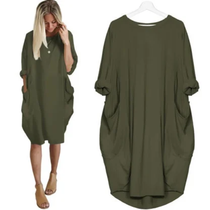 Basic Style Loose Summer Dress