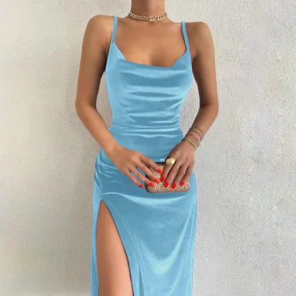 Sexy High-Slit Summer Dress - Image 2