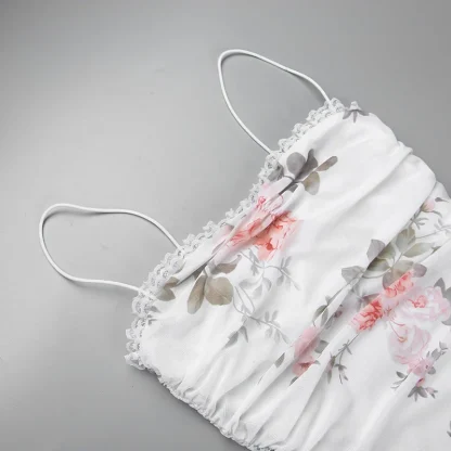 Sexy Fit Flower Print Summer Dress - Image 6