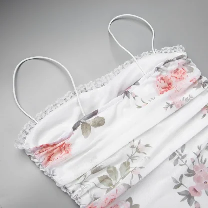 Sexy Fit Flower Print Summer Dress - Image 5