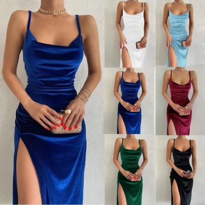 Sexy High-Slit Summer Dress - Image 6
