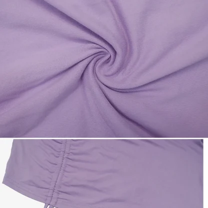 Drawstring Front Summer Dress - Image 6
