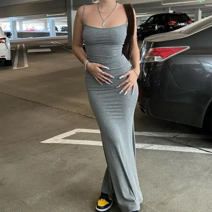 Sleeveless Maxi Summer Dress - Image 3