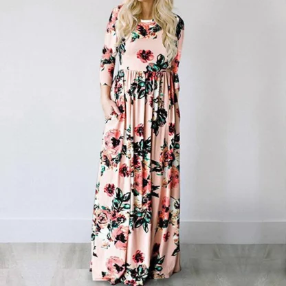 Vibrant Printed Summer Dress