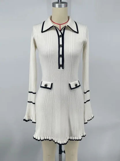 Tossy Ruffled Knitted Summer Dress - Image 7
