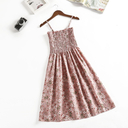 Elastic Waist Mini Summer Dress - Image 2