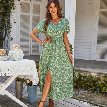 Chic Slit Long Summer Dress